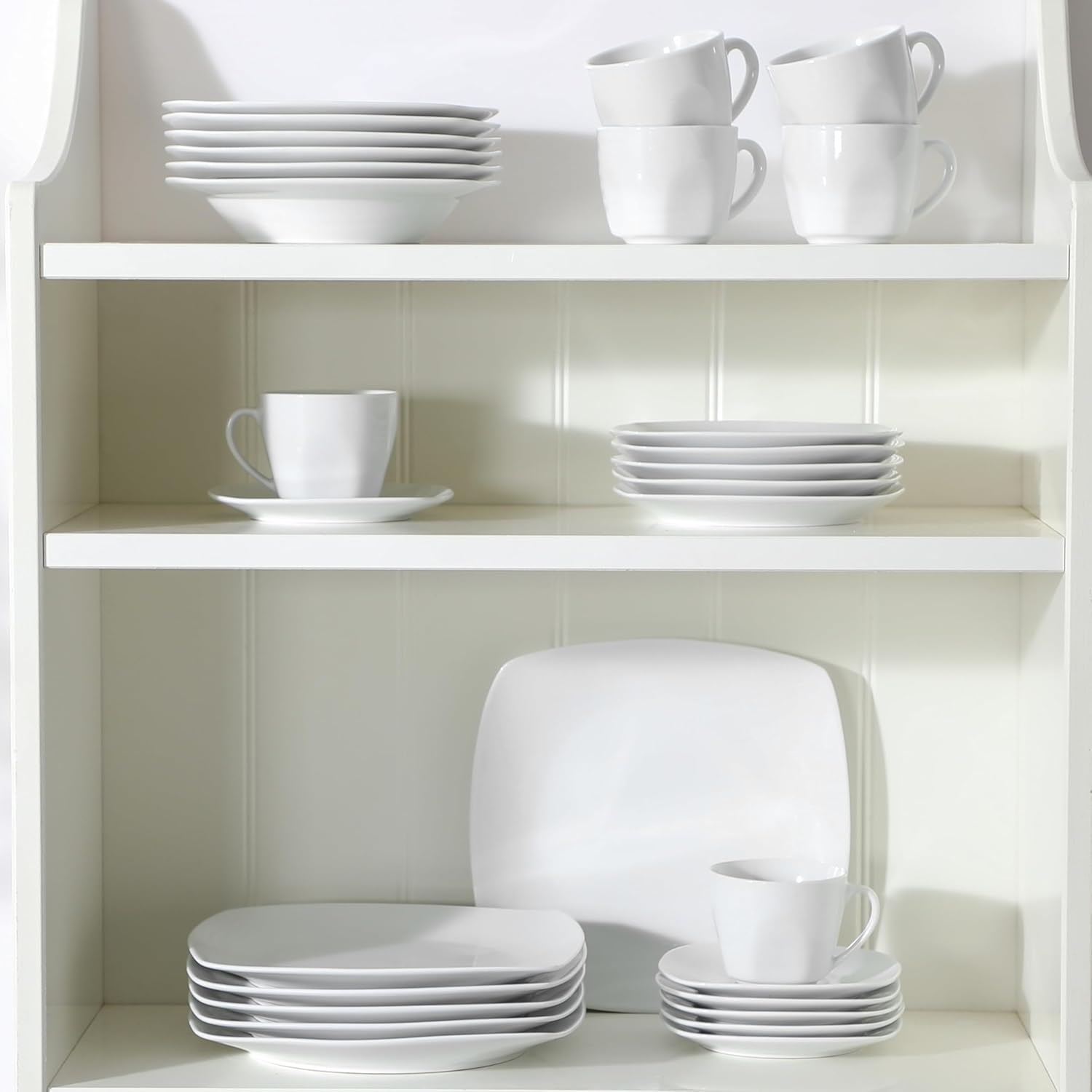 MALACASA, Series Julia servies 60-Delig combi 12 Stuks Over dit item Dinersets voor 12 personen: 60-delige dinersets van de MALACASA JULIA-serie bevatten elk 12: 23,4 cm dinerborden, 16,8 cm kleine dessertborden, 240 ml soepborden van 8 inch en 200 ml 4 i