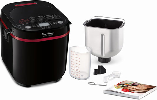 Moulinex Machine à OW210130 Pain Doré broodbakmachine, kunststof,eén maat, wit 1 stuk(s) Keukenmachine Binnenshuis › Meer productgegevens bekijken Spanning 240 Volt Kleur Roestvrij staal Gewicht van item 3,8 Kilogram Productafmetingen 29D x 31B x 29H cent