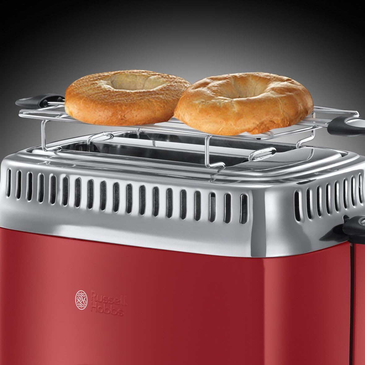 Russell Hobbs Waterkoker retro rood 1,7 l 2400 W snelkook Draadlooz en ideaal voor links- en rechtshandige gebruikers. U kunt vocht op de bodem ontdekken. Dit is normaal en wordt veroorzaakt door de stoom. Electric Kettles €71.99 broodrooster,retro,roestv