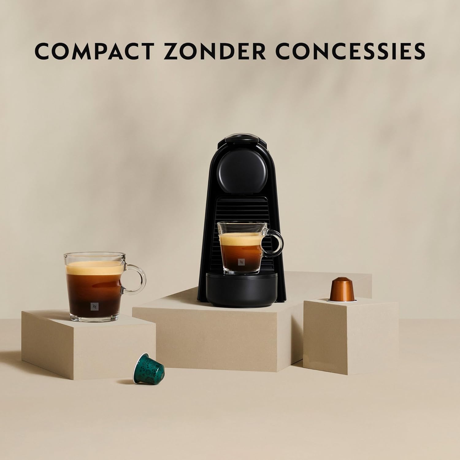 De'Longhi Nespresso Essenza Mini Koffiecupmachine Over dit item Krachtig: met de capsulemachine Nespresso Essenza Mini krijg je dankzij de krachtige 19 bar pompdruk een lekkere espresso of Lungo met typische crème › Meer productgegevens bekijken Merk Nesp