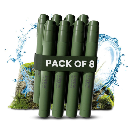 Waterfilter voor outdoor camping, wandelen Zeer efficiënte filtering: ons outdoor waterfilter heeft een extreem hoge filterprestaties en verwijdert 99,9999% van de microscopisch kleine stoffen, cysten, deeltjes en sedimenten. Dankzij onze geavanceerde fil