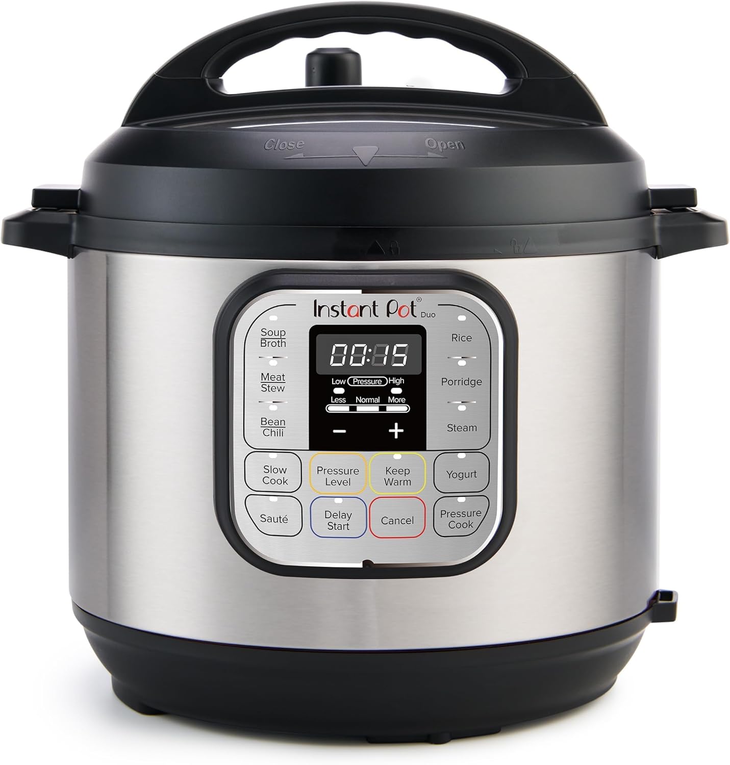 Instant Pot programmeerbare 7-in-1 elektrische snelkookpan Over dit item Een 7-in-1 multifunctionele kooktoestel: snelkookpan, slow cooker, rijstkoker, braden/bruinen, yoghurtbereider, stoompan, warmhoudapparaat. Merk Instant Pot Capaciteit 5,7 Liter Mate