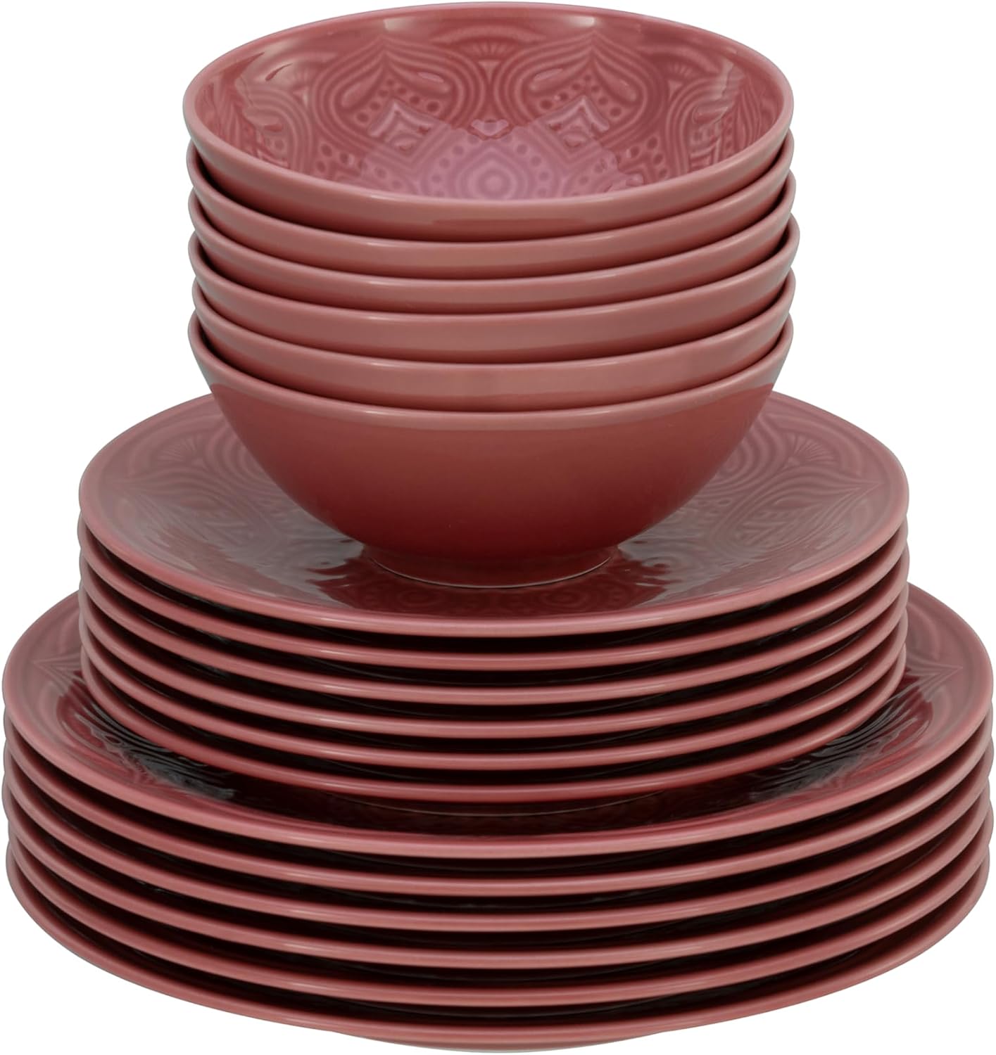 CreaTable, 21625, serie Orient Mandala, 2-delige serviesset, bordenset van porselein, vaatwasser- en magnetronbestendig, Made in Europe ✅ Elegante platenset: je krijgt hier een prachtige 2-delige platenset in een elegante ovale vorm met een diameter van 2
