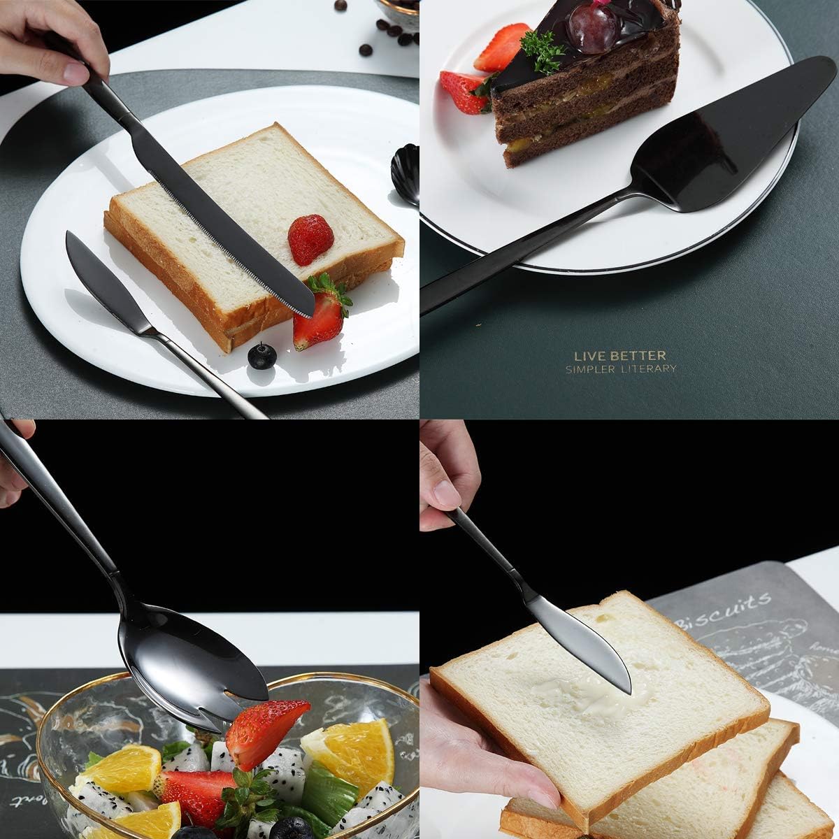 Berglander 30-delige vergulde bestekset glanzend goud Over dit item 30 stuks bevatten: 6 van elk, dinerlepel, dinervork, dinermes, theelepel, theevork Duurzaam, buigt niet; Sterk antiroest, ontwikkeld voor een goede grip voor volwassenen en kinderen. Goed