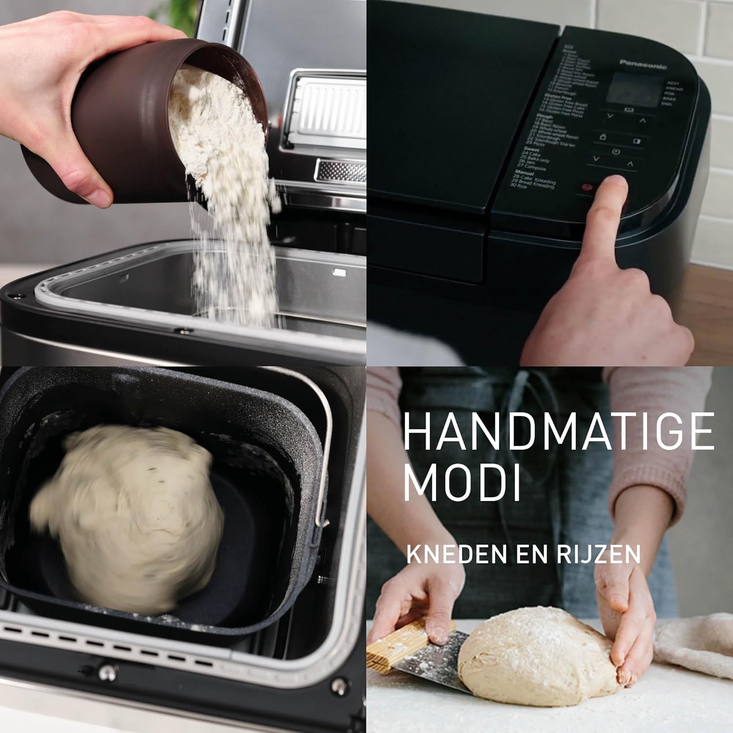 Panasonic SD-YR2540 Volledig Automatisch Broodbakmachine met 32 Backprogram, Donkergrijs TWEE TEMPERATUURSENSOREN: Deze broodbakmachine heeft twee ingebouwde sensoren om de interne en externe temperaturen te bepalen om elk programma te optimaliseren en u