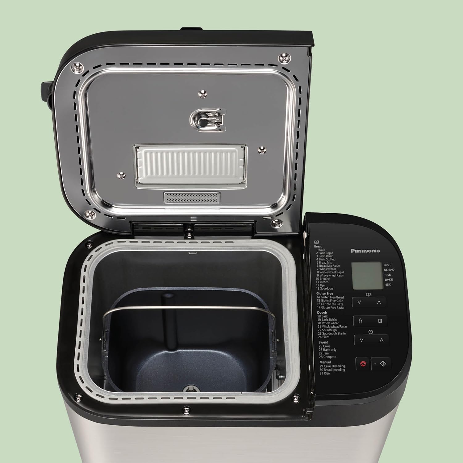 Panasonic SD-YR2540 Volledig Automatisch Broodbakmachine met 32 Backprogram, Donkergrijs TWEE TEMPERATUURSENSOREN: Deze broodbakmachine heeft twee ingebouwde sensoren om de interne en externe temperaturen te bepalen om elk programma te optimaliseren en u
