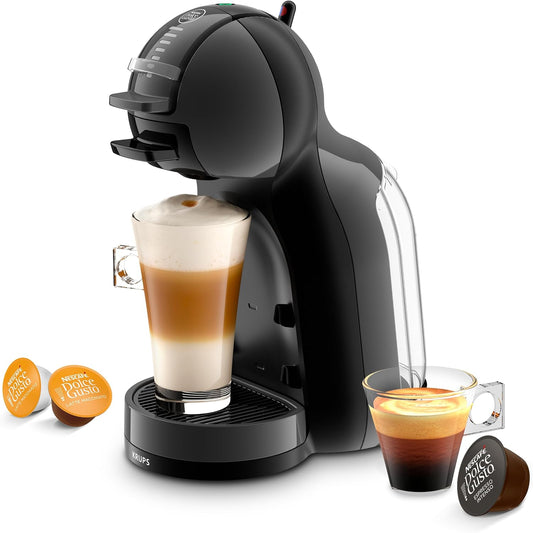 Krups NESCAFÉ Dolce Gusto Mini Me handmatige koffiecupmachine Over dit item Veelzijdig en eenvoudig meer dan 30 koffiecreaties en andere heerlijke warme en koude dranken eenvoudig met een druk op de knop bereid Select-technologie plaats gewoon de capsule
