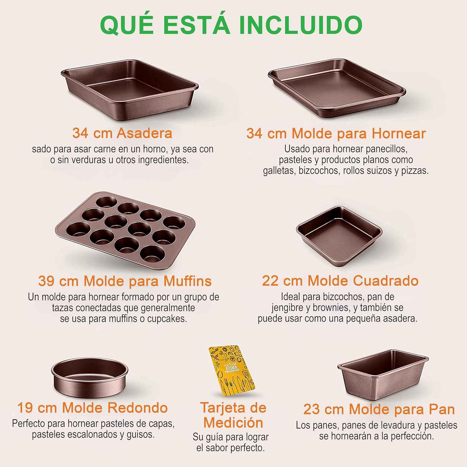 NutriChef Kookpannenset 20-delige Antiaanbak pannen en -potten met Bakgerei 20-DELIGE SET: NutriChef 20-delige antiaanbak pannenset inclusief (6) bakvormen, 3 nylon kookgerei, siliconen vergiet, 20 cm, 25 cm, 30 cm open koekenpan, 1,4 L & 2,4 L sauspan me