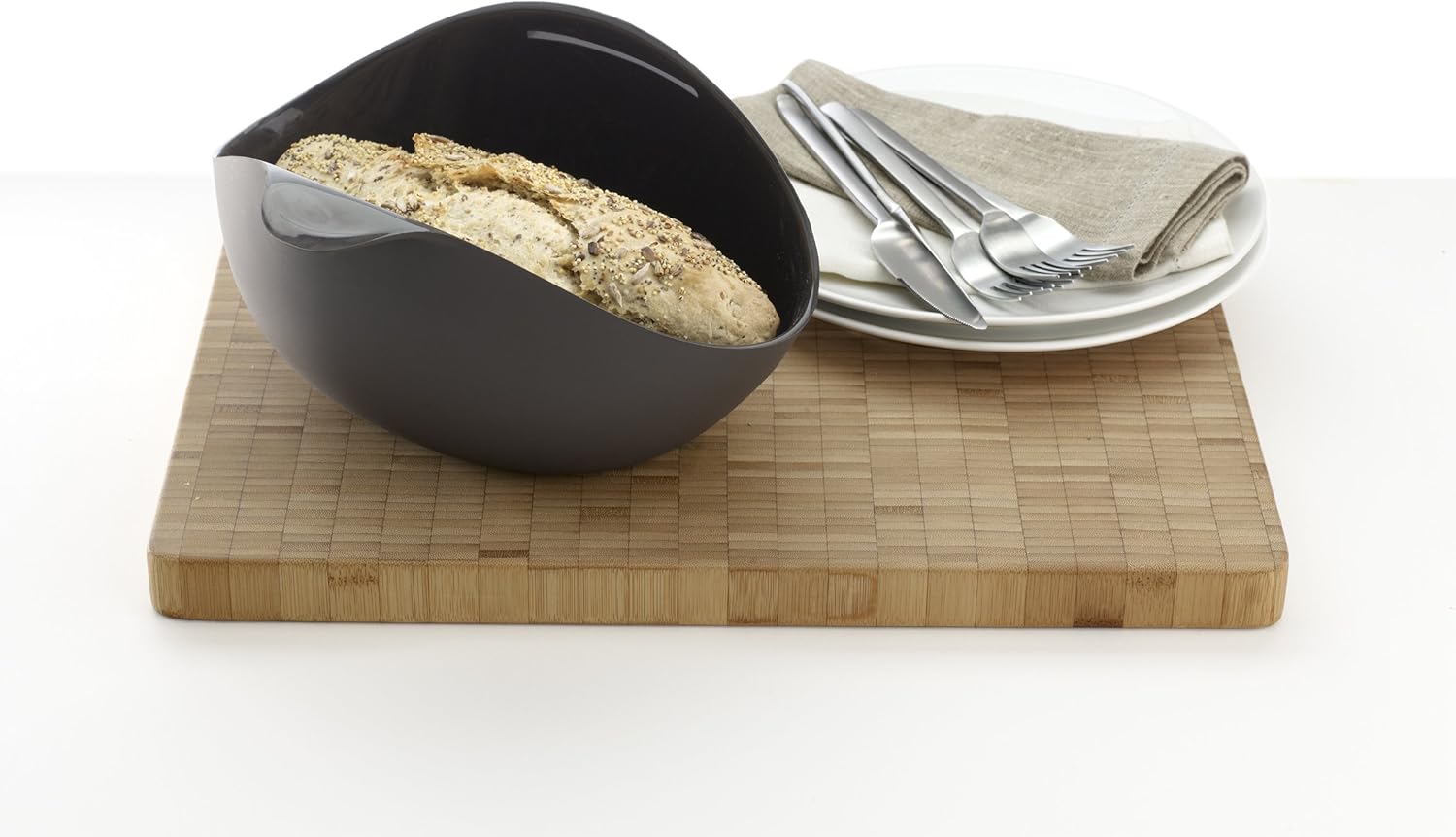 Lekue Bread Maker, broodbakschaal brood silicone bruin wiegen bakken, 600 ml Met de Lekue broodbakmachine wegen, kneden en bakken in slechts één product. Dankzij zijn veelzijdigheid kunt u op een schonere manier brood bakken op de traditionele manier met