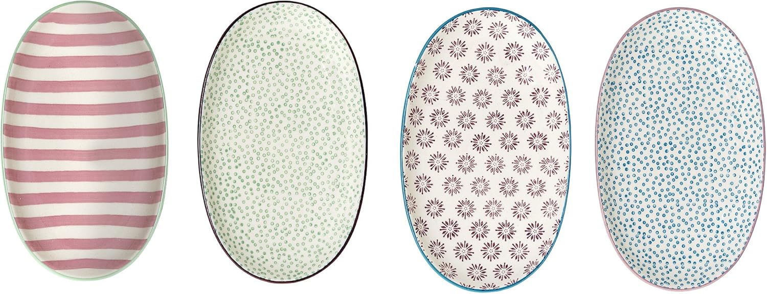 Bloomingville Serveerschalen Patrizia, pink green purple blue, ceramic, set of 4 The Bloomingville design philosophy can be expressed in just three words – joy through change. Not only because we love natural simplicity, we design designs with enthusiasm