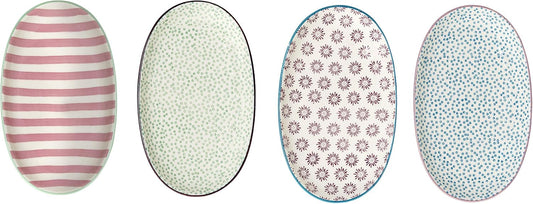 Bloomingville Serveerschalen Patrizia, pink green purple blue, ceramic, set of 4 The Bloomingville design philosophy can be expressed in just three words – joy through change. Not only because we love natural simplicity, we design designs with enthusiasm