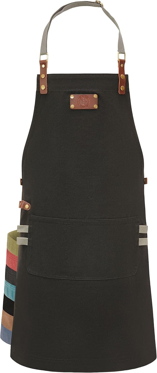 Ess-Nische® Kookschort Grillschort voor Mannen en Vrouwen - Ideaal als cadeau voor mannen, oma of opa Huwelijksverjaardagscadeaus schildersschort voor volwassenen kookschort voor mannen gepersonaliseerd kookschort voor dames grappig grillschort voor dames