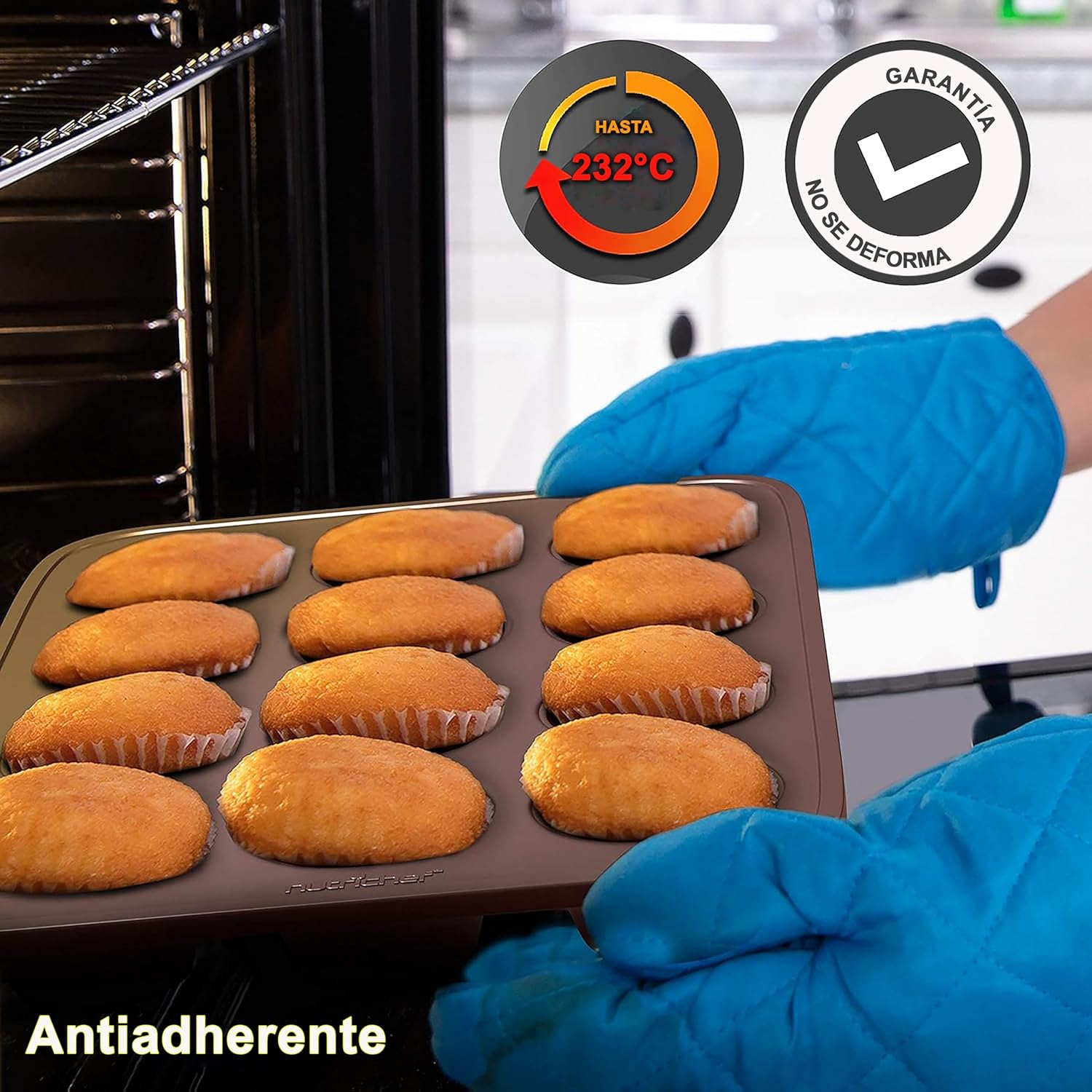 NutriChef Kookpannenset 20-delige Antiaanbak pannen en -potten met Bakgerei 20-DELIGE SET: NutriChef 20-delige antiaanbak pannenset inclusief (6) bakvormen, 3 nylon kookgerei, siliconen vergiet, 20 cm, 25 cm, 30 cm open koekenpan, 1,4 L & 2,4 L sauspan me