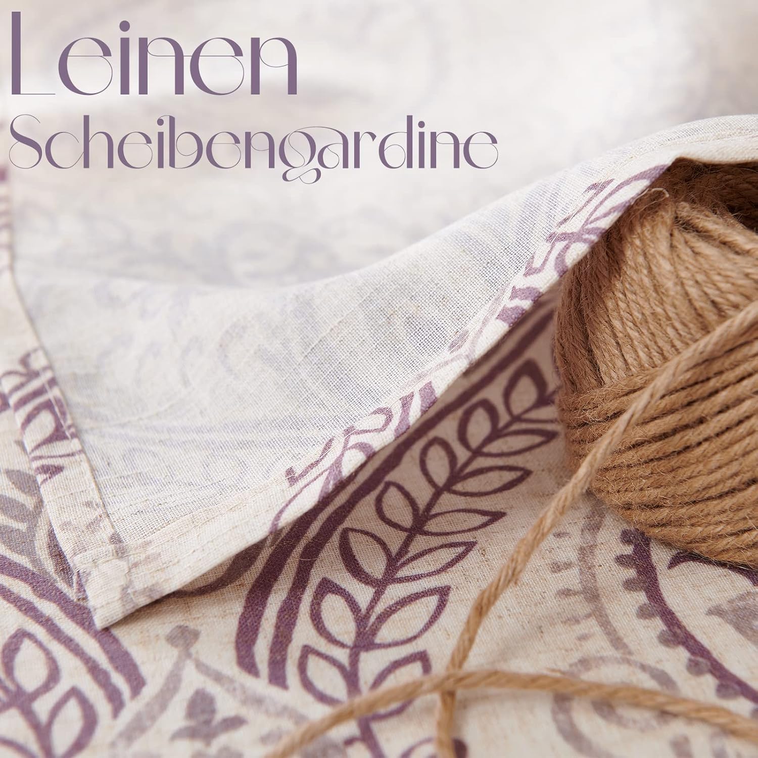 TOPICK Bloemen Keuken Gordijnen 61 cm Drop Linnen Doorschijnend Korte Cafe Botanische Print Kleine Raam Rod Pocket voor Wasruimte Badkamer 2 Panelen Verbena Grijs Verpakking: je ontvangt 2 gordijnen van 85% polyester+15% linnen. De afmetingen per stuk zij