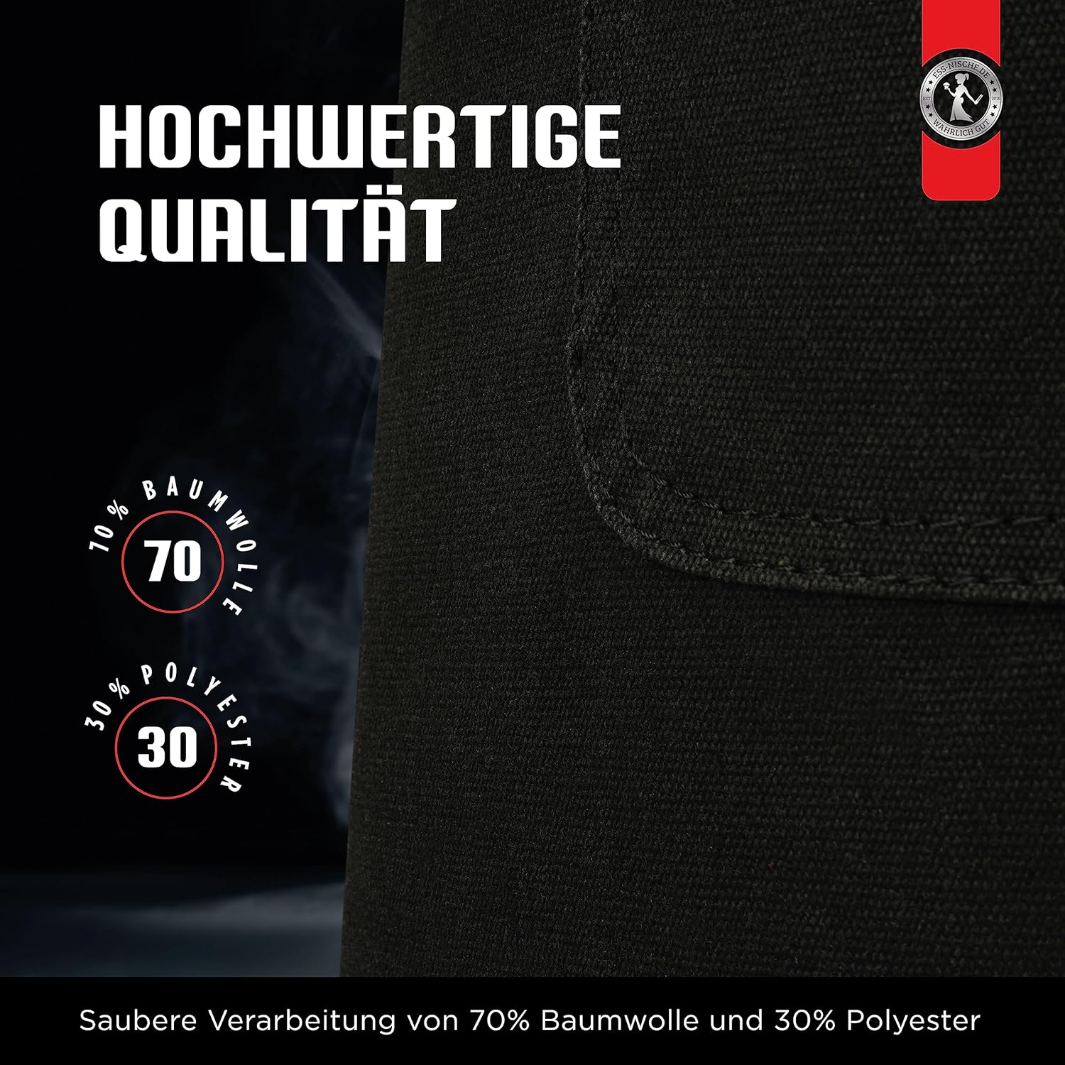 Ess-Nische® Kookschort Grillschort voor Mannen en Vrouwen - Ideaal als cadeau voor mannen, oma of opa Huwelijksverjaardagscadeaus schildersschort voor volwassenen kookschort voor mannen gepersonaliseerd kookschort voor dames grappig grillschort voor dames