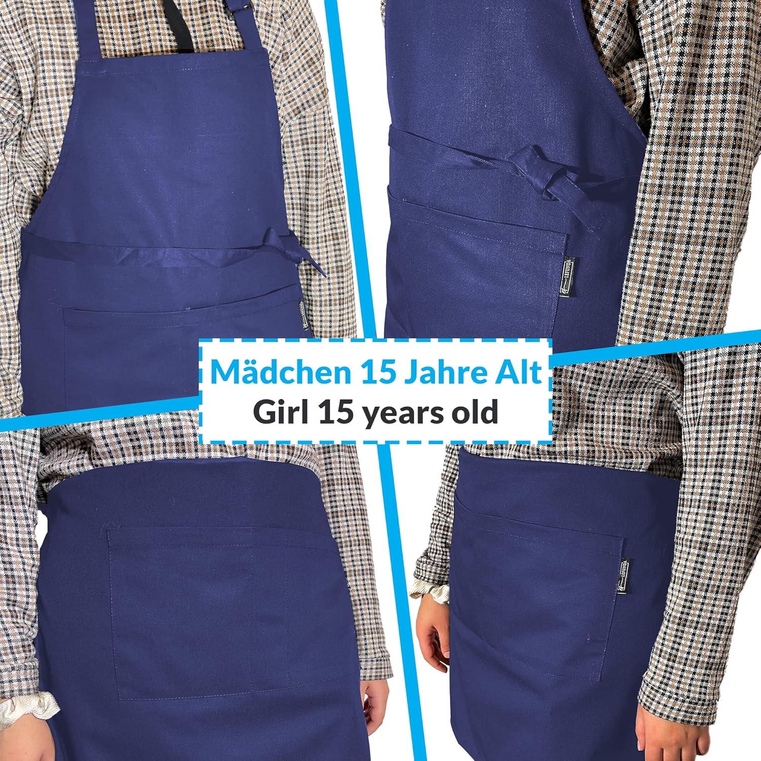 2 Stuks Chef Schort Waterdichte Schort met 3 Zakken Over dit item 💕65% polyester / 35% katoen beste mix voor schorten die bekend staan om hun duurzaamheid. Zij vervagen niet zo snel, verliezen snel hun vorm, kijken langer als nieuw, zijn minder naar vore