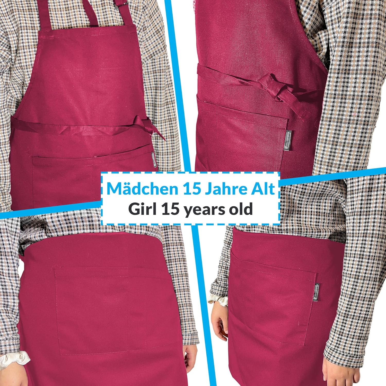 2 Stuks Chef Schort Waterdichte Schort met 3 Zakken Over dit item 💕65% polyester / 35% katoen beste mix voor schorten die bekend staan om hun duurzaamheid. Zij vervagen niet zo snel, verliezen snel hun vorm, kijken langer als nieuw, zijn minder naar vore