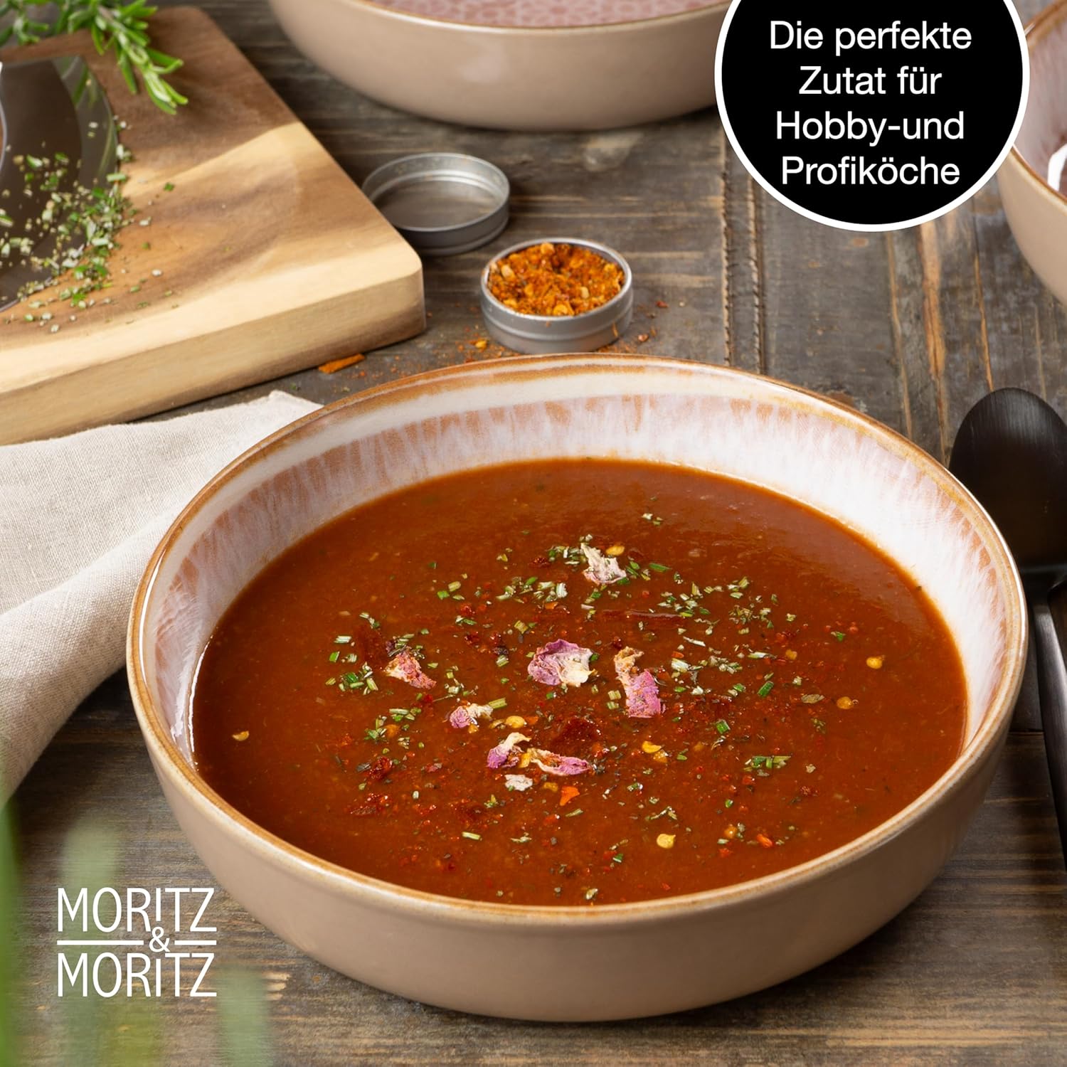 Moritz & Moritz TERRA 18-delige serviesset voor 6 personen, bordenset in zacht roze, van hoogwaardig porselein, serviesset voor 6 personen, elk 6 x platte borden, dessertborden en kommen 18-delige serviesset verander elke maaltijd in een onvergetelijke er