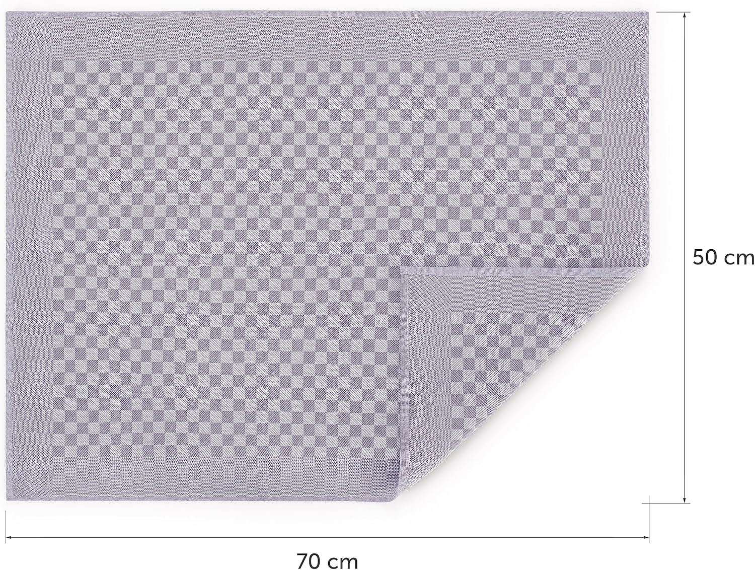 Blumtal - Set van 10 Theedoeken - 100% Katoen - 50 x 70 cm - Grijs Geruit - Hoogwaardige handdoekenset IDEAAL FORMAAT: De Blumtal theedoeken zijn 50 x 70 cm. Omdat je aan keukendoeken nooit genoeg kunt hebben, bieden wij onze Blumtal handdoeken aan in set